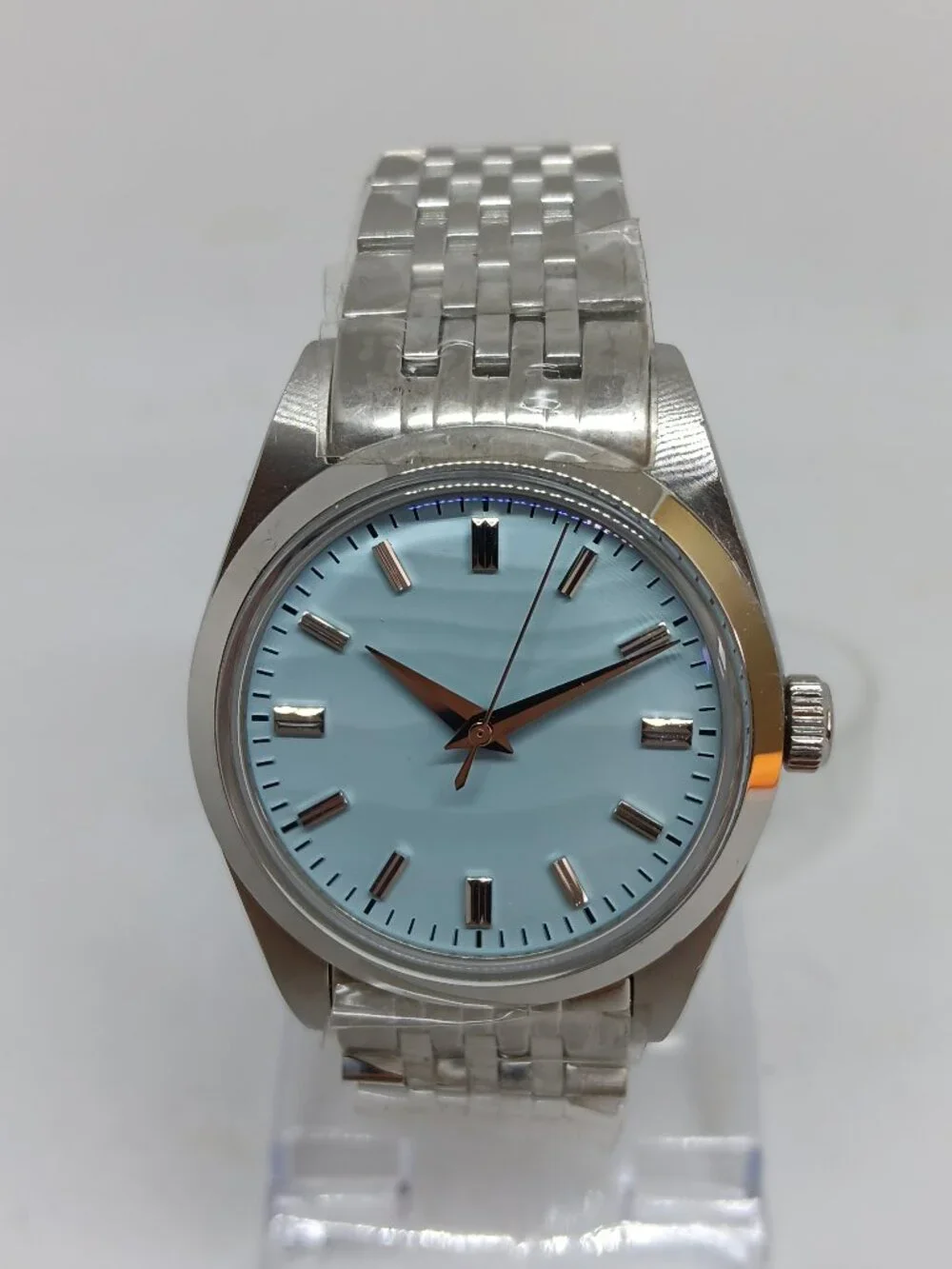 Addiesdive AD2030 STERILE DIAL Men's 37mm S/Steel Sweep Second Quartz Watch